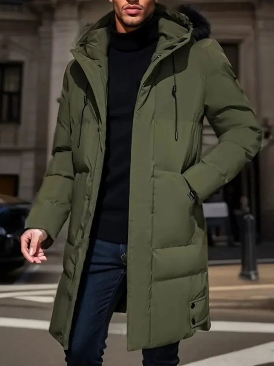 Jacke fÃ¼r Herren mit Kapuze fÃ¼r den Winterlook