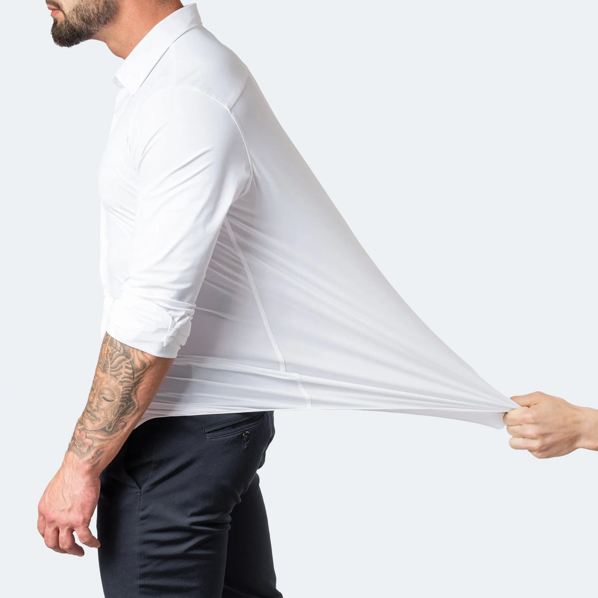 Komforthemd Knitterfrei Stretch