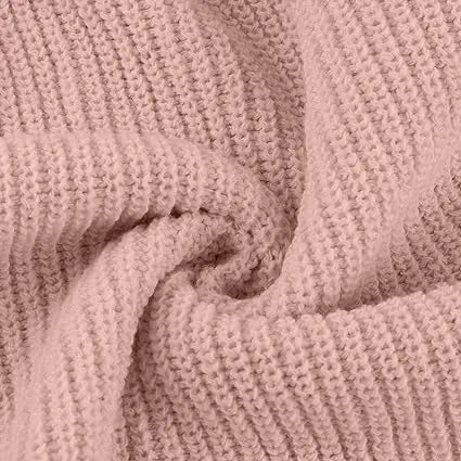 Warmova - Rollkragen-Strickkleid in breiter Passform