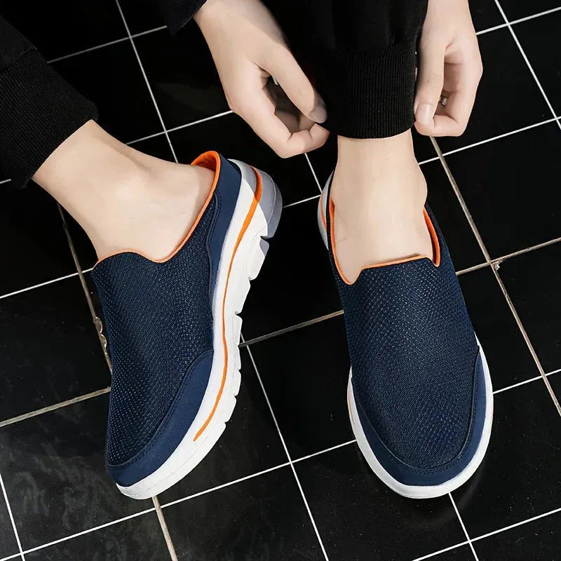 Atmungsaktive Mesh Slip Ons Schuhe Für Herren