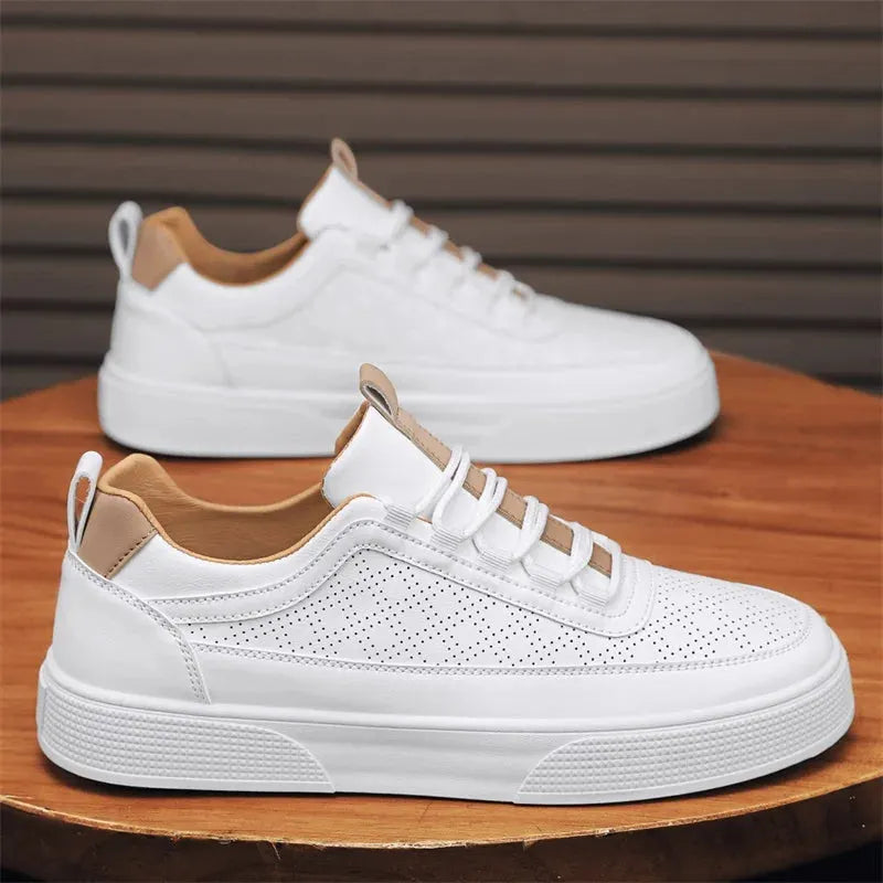 Luxe Leder Sneakers FÃ¼r Herren