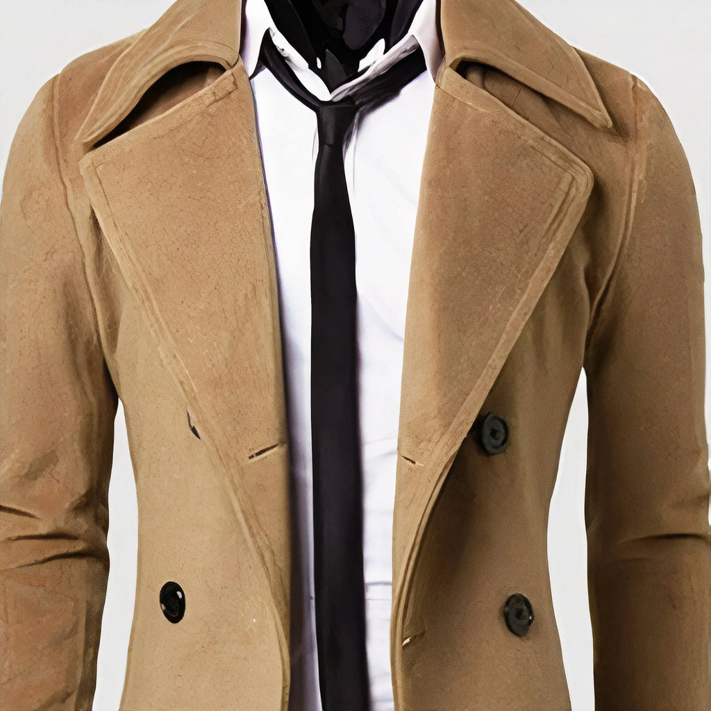 Herren Trenchcoat Im Britischen Stil