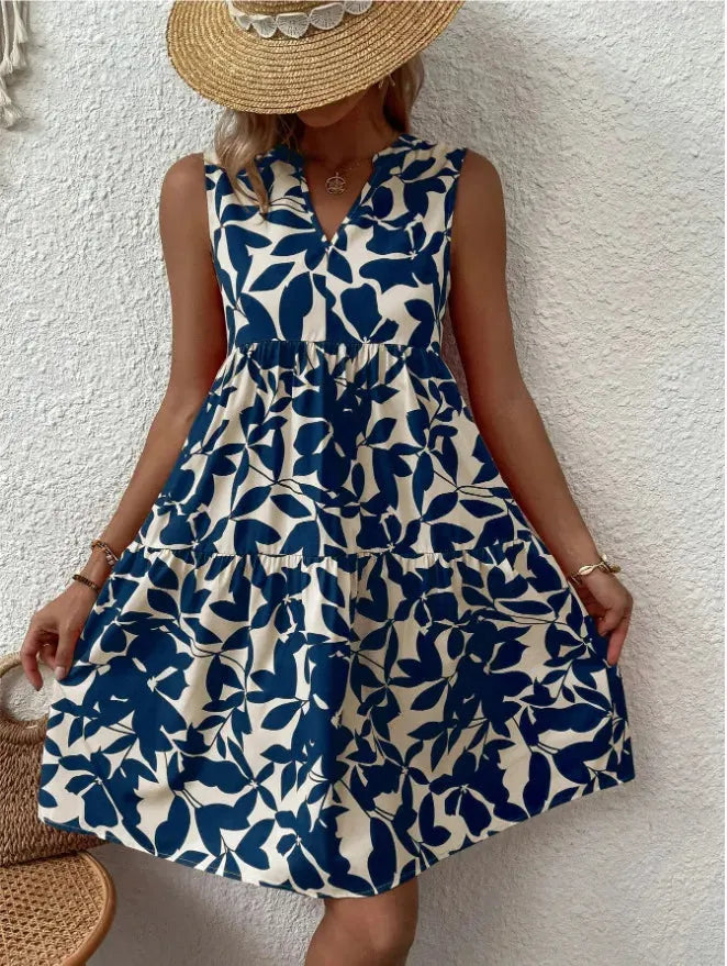 AMÉLIA | Zomers Damesjurkje Met Bloemenprint – Luchtig, Vrouwelijk & Perfect Voor Warme Dagen