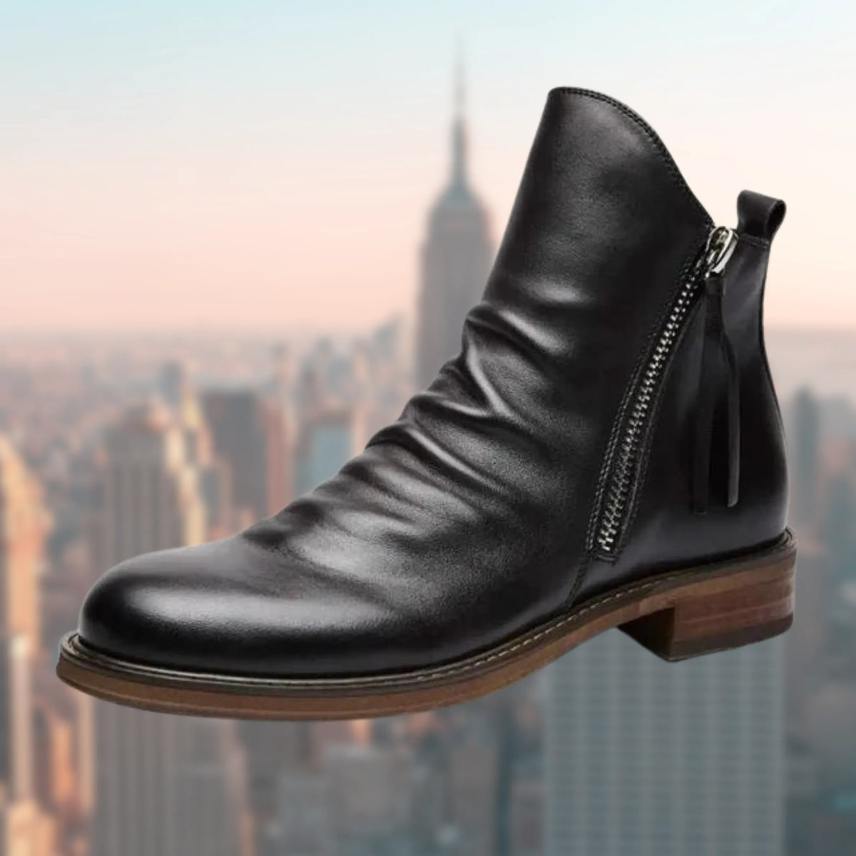 - Stiefel aus Leder