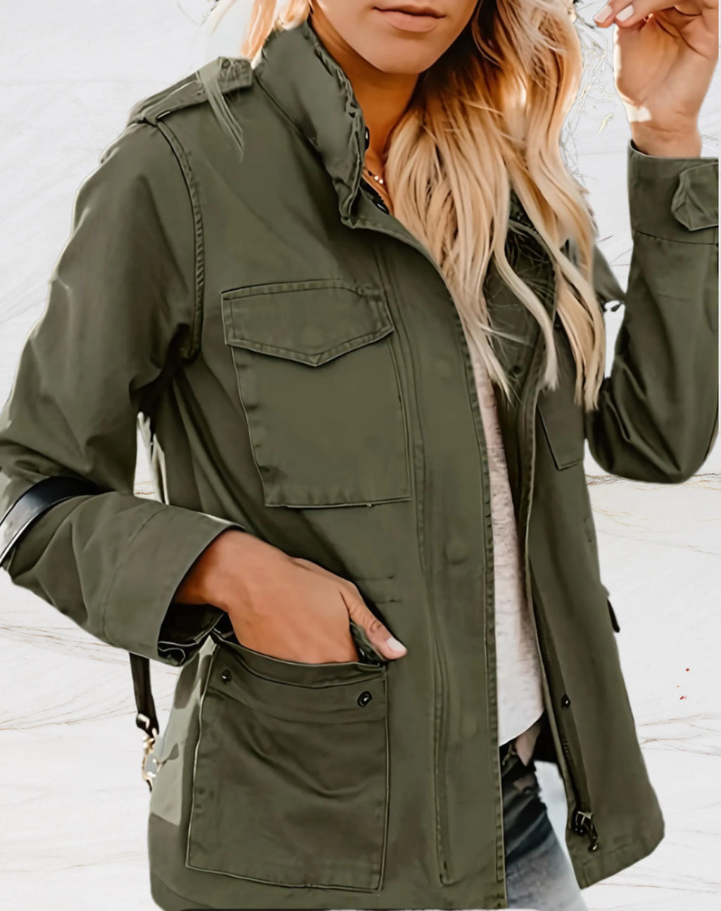 Trendige Jacke FÃ¼r Damen