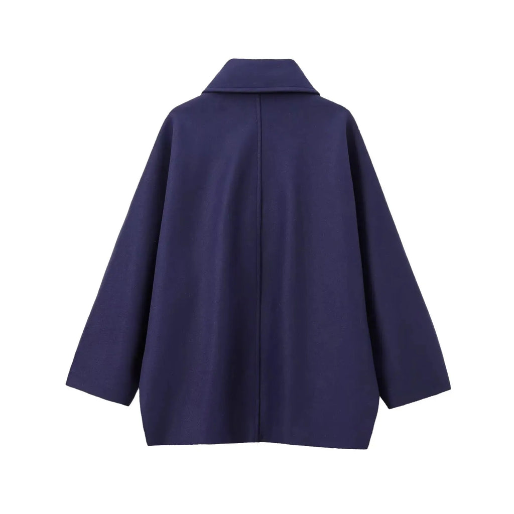 ISOLDE | Nette Wollen Damesjas / Trenchcoat – Tijdloze Elegantie en Warmte