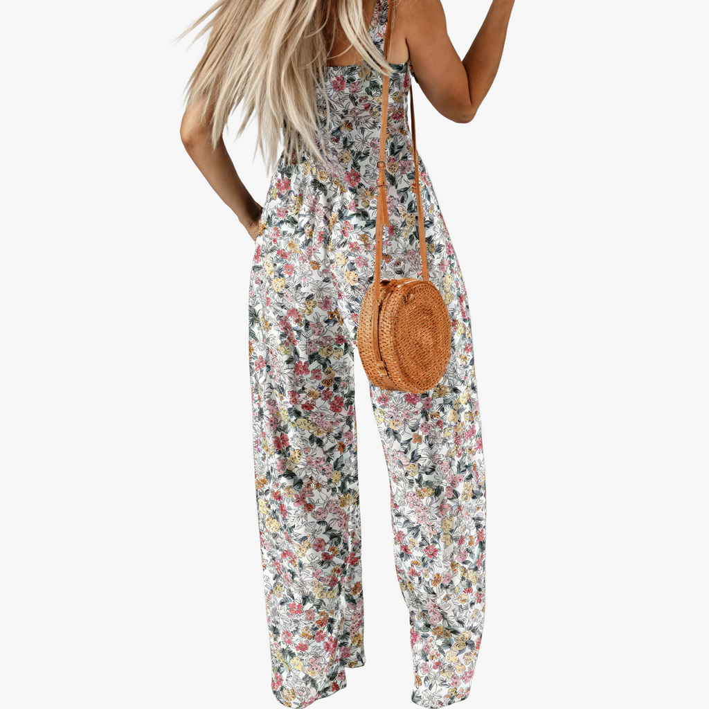 Bohemian Floral Jumpsuit für den Sommer