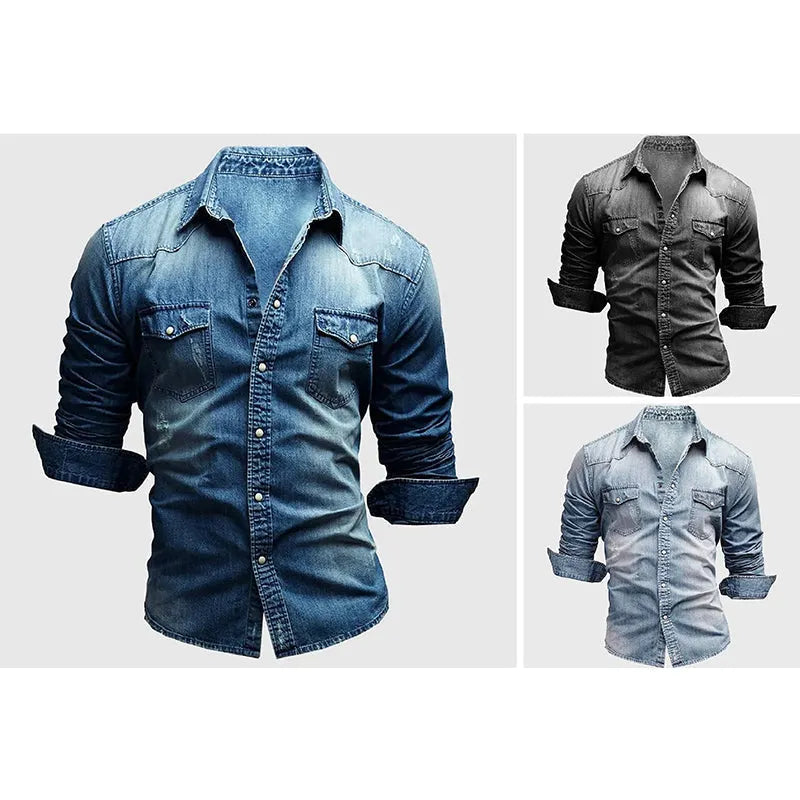Denim Hemd für Männer
