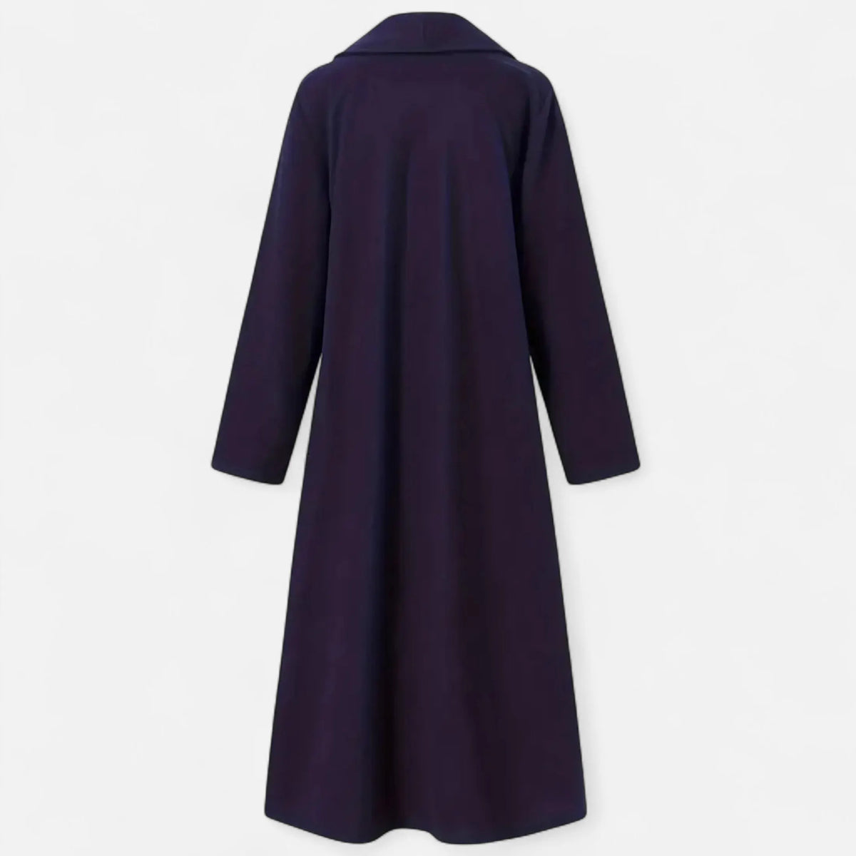 Lange Elegante Dames Coat Met Lape-Kraag - Perfect voor de Koude periode
