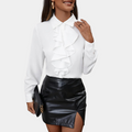 Yvonne | Classic Ruffle Blouse