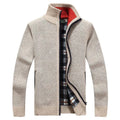 Herren Strickjacke Mit Fleecefutter