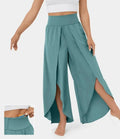 Yogahose mit weitem Bein