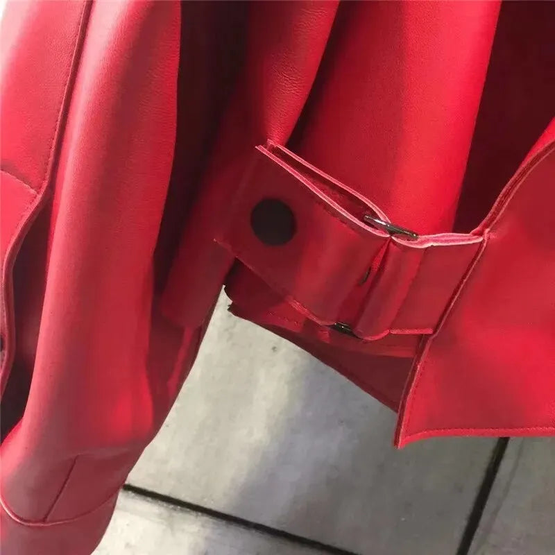 Retro Stilvolle Lederjacke