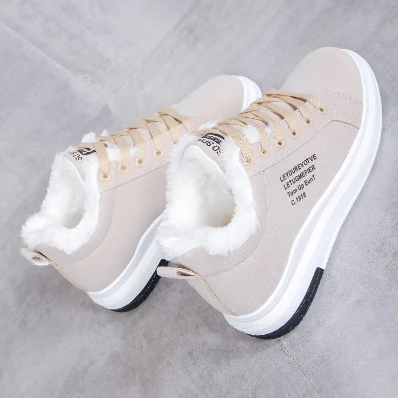 Winter-Sneakers mit Futter & Struktur