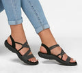 Lightweight Women's Sandals With Elastic Straps And Open Toe