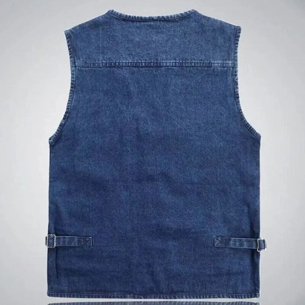 Jeansweste Mit Mehreren Taschen FÃ¼r Herren