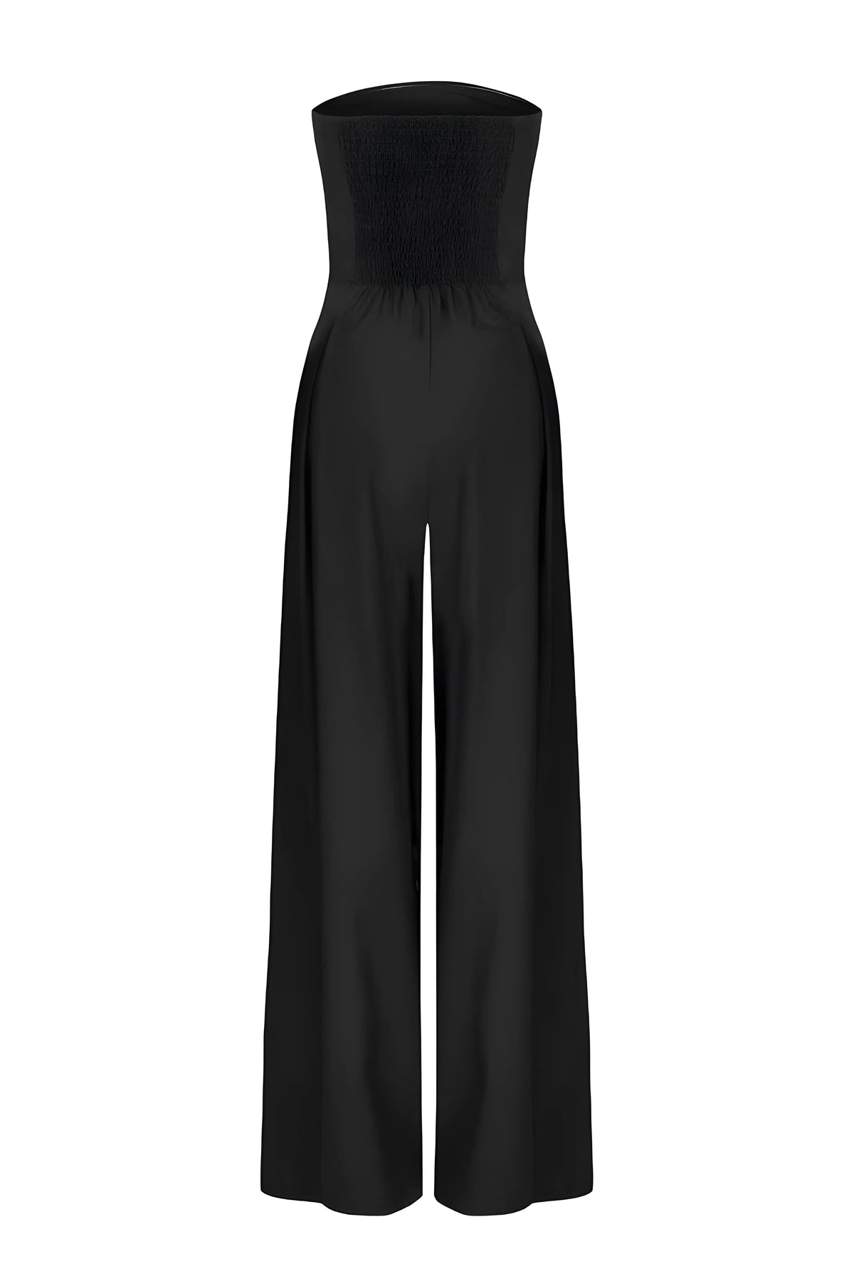 Chic Strapless Women's Jumpsuit With High Waist And Wide Legs