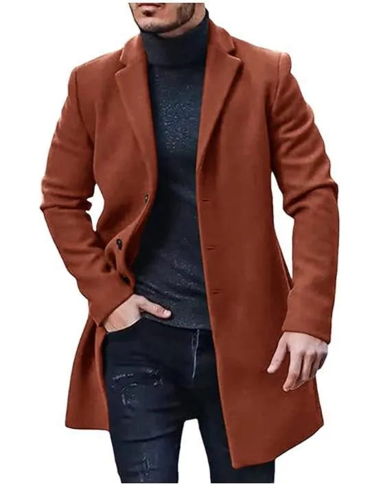 Eleganter Mantel Für Herren