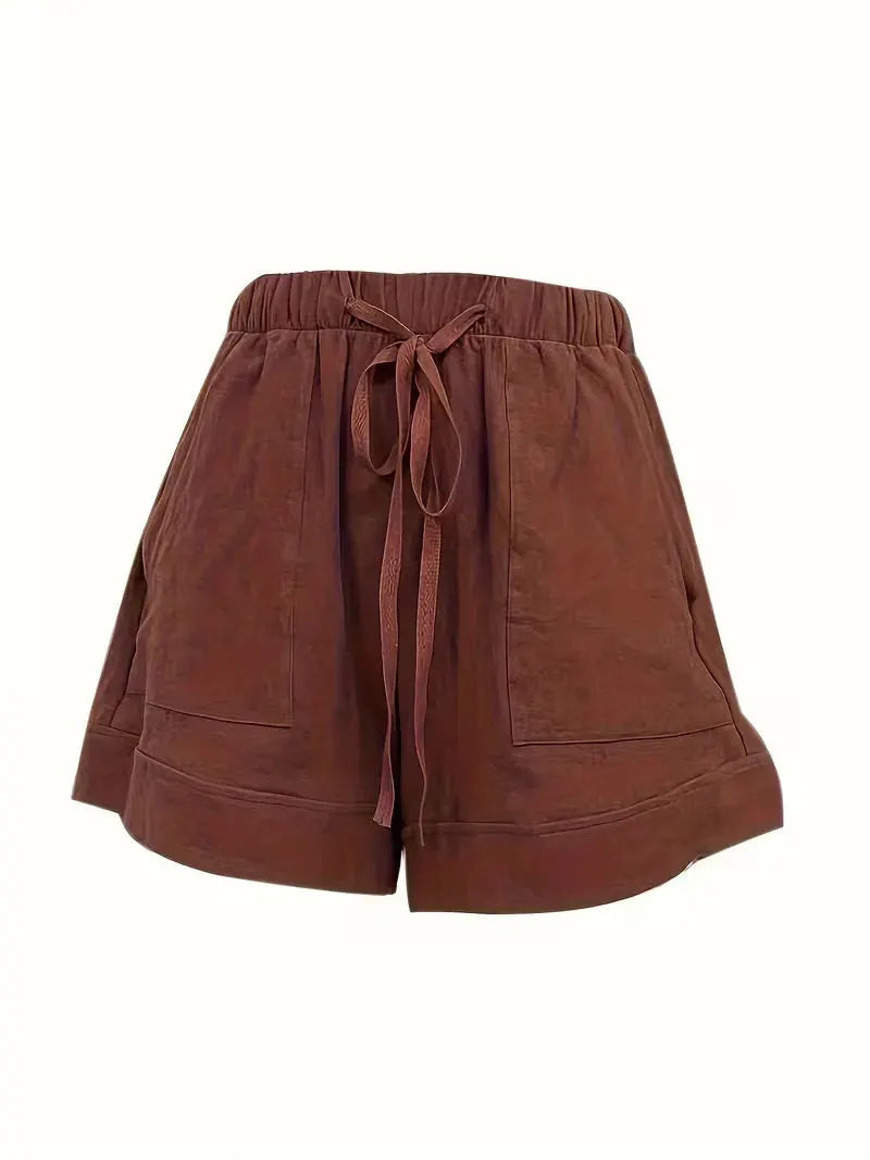Casual Summer Pants for Women with Elastic Waistband