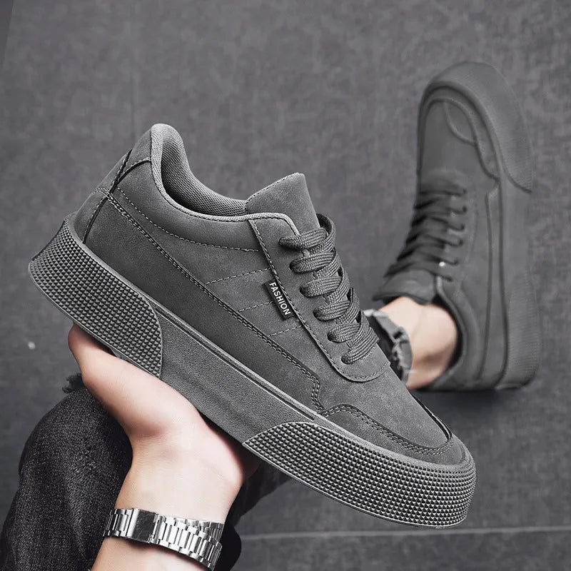 Atmungsaktive Herren Sneaker Mit Dicker Sohle