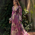 Fließendes Kleid mit floralem Muster und eleganter Silhouette