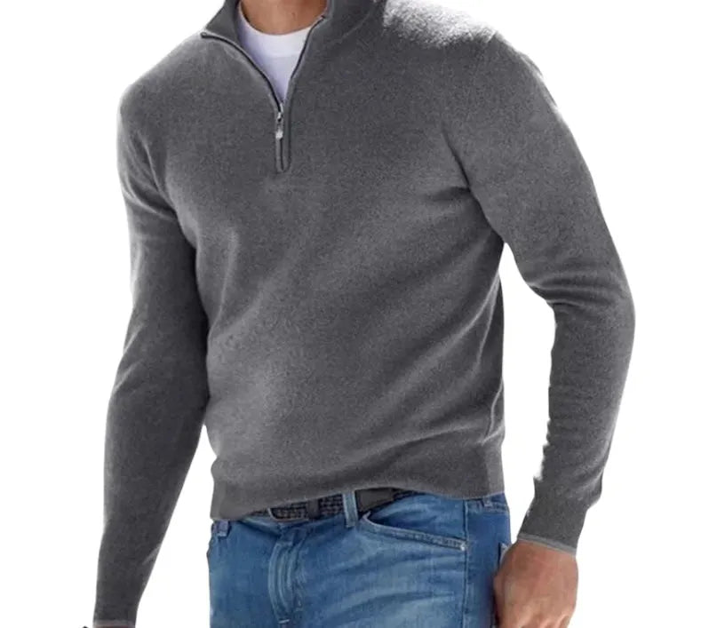Ordentlicher Half Zip Pullover für Herren