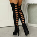Mia | Extravagante Overknee-Stiefel – Ein Wahrer Blickfang
