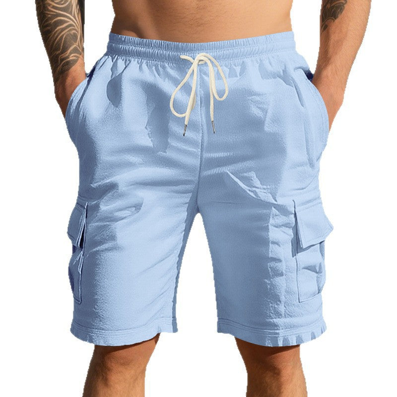 Heren sportshorts met elastische tailleband