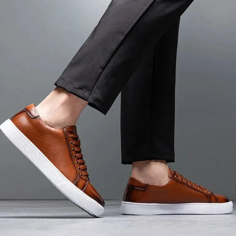Herren Leder Sneaker