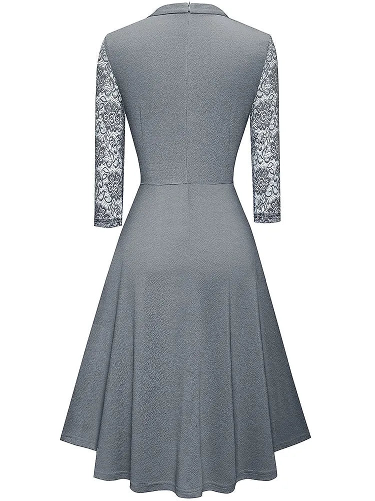 AusgehÃ¶hltes Spitzenkleid