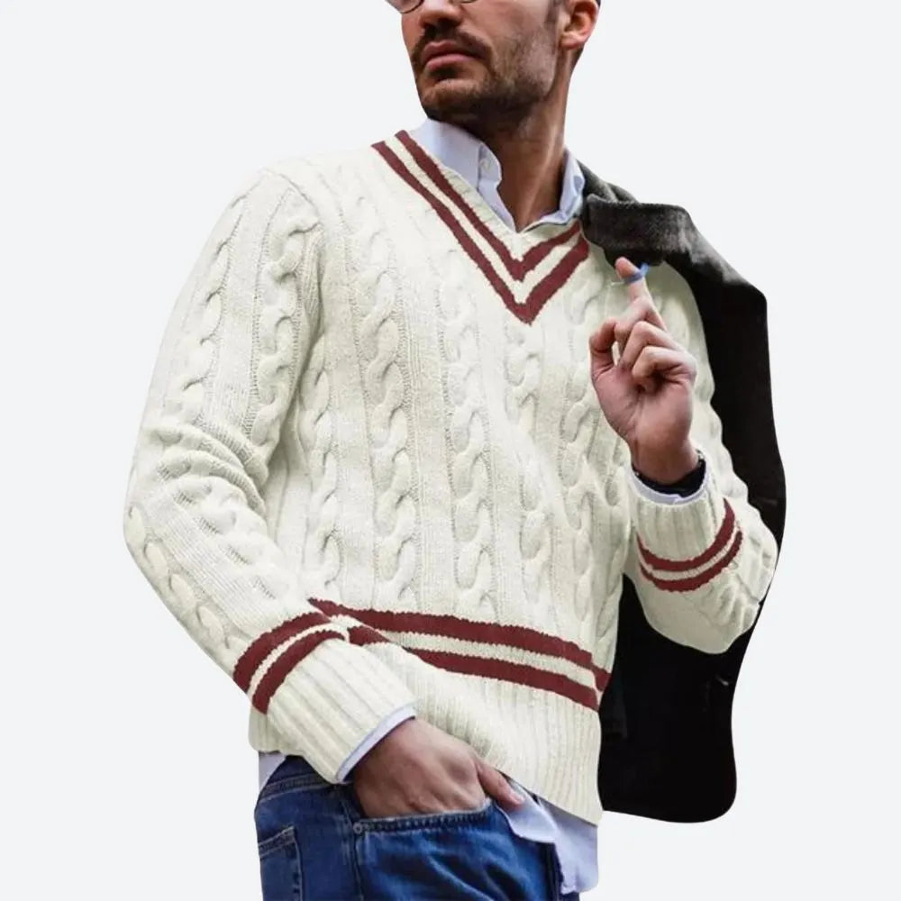 V-Ausschnitt Pullover FÃ¼r Herren
