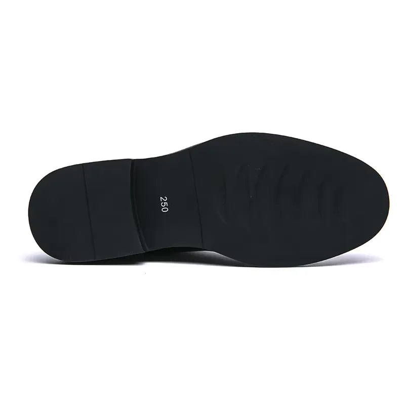 Elegante Herrenschuhe Aus Leder Mit Schnürung Und Rutschfester Sohle