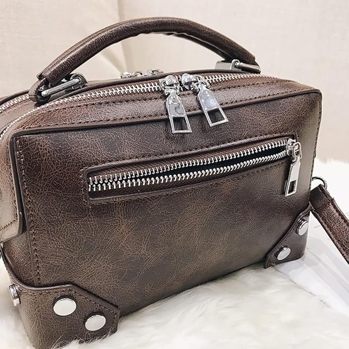 LEONIE | Dames Schoudertas Leer – Vintage Look Met Modern Gemak