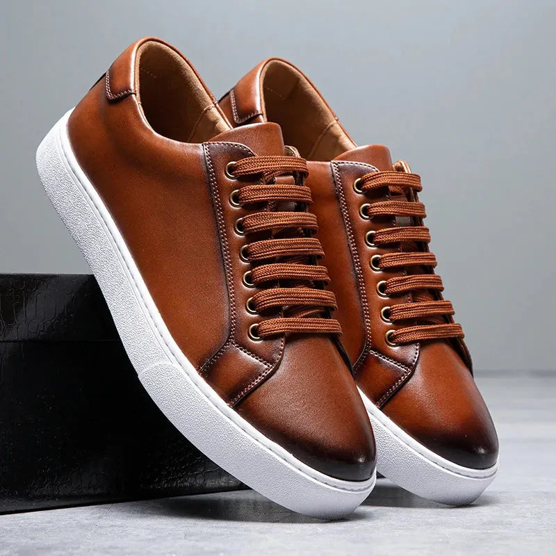 Herren Leder Sneaker