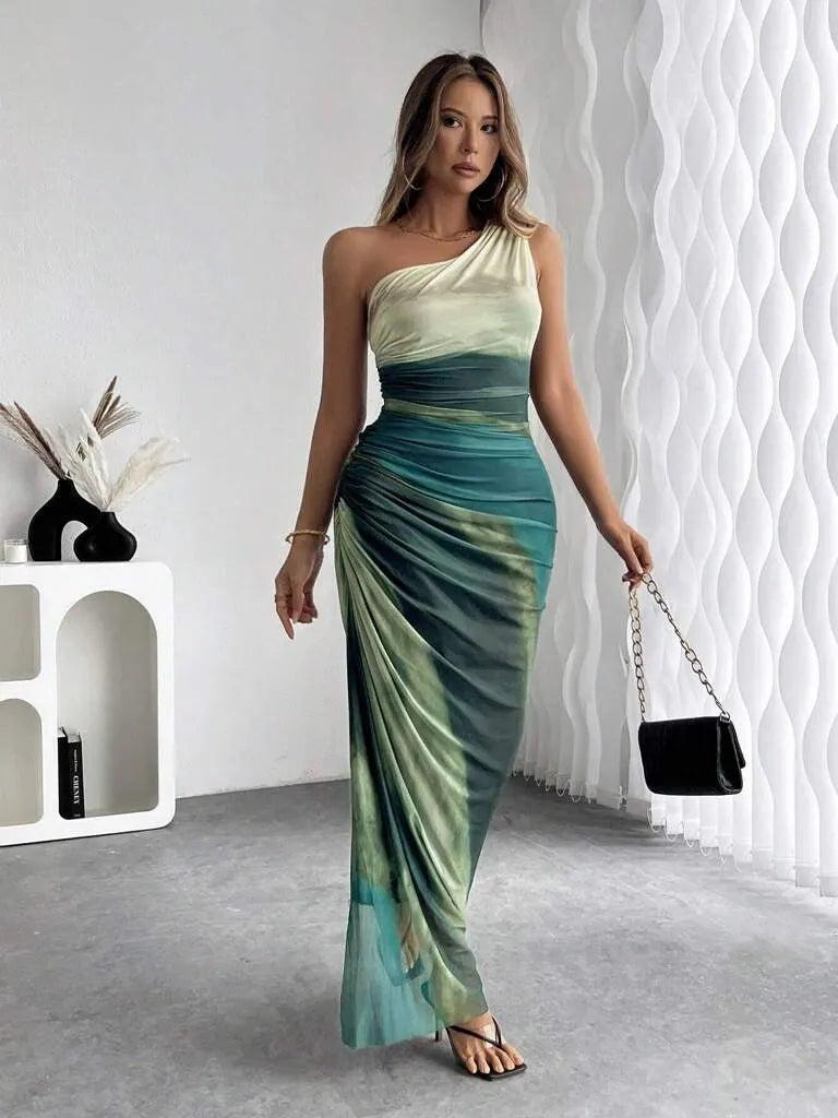Vestido Midi Eleonora Verde ColeÃ§Ã£o 2025