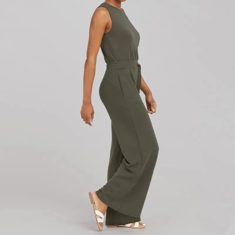 ELIN | Jumpsuit Voor Dames Met Cinch-Taille En Ultralichte Stof â€“ Luchtig, Zacht, Comfortabel