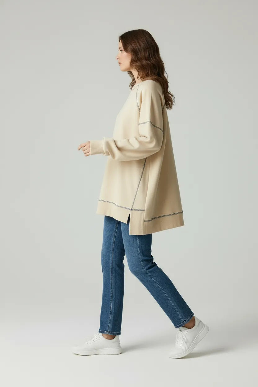 Dahlia Oversize Bequemes Sweatshirt
