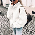 Warm Elegant Knitted Women's Turtleneck