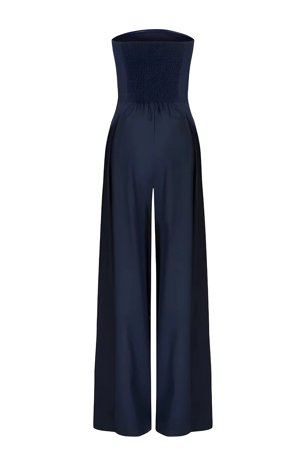 Chic Strapless Women's Jumpsuit With High Waist And Wide Legs
