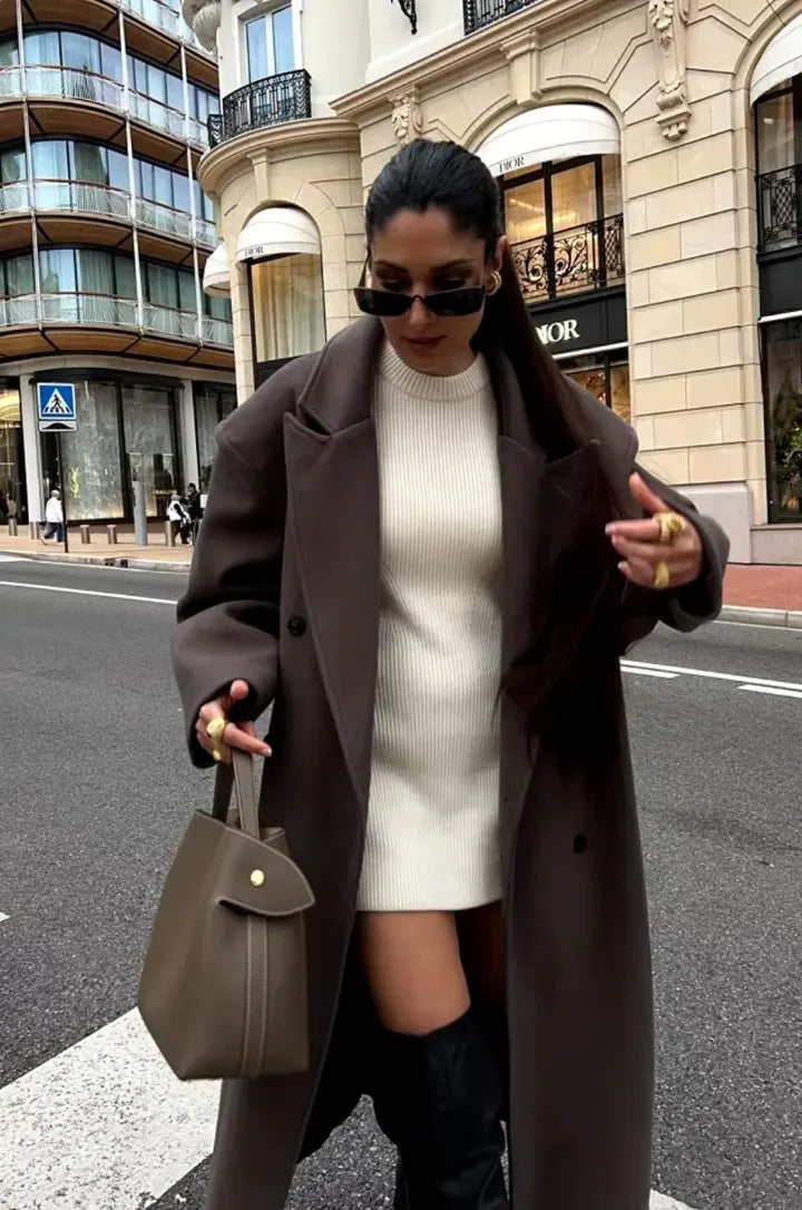 Oversized Mantel Jas Voor Dames – Elegant, Warm & Perfect Voor De Herfst