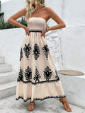 Vestido Feminino Longo Primavera Luisi Damasco