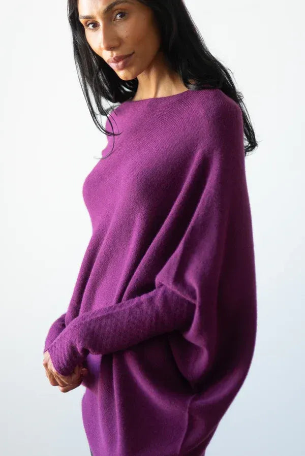 Mariemiâ„¢ - Asymmetrisch Drapierter Pullover