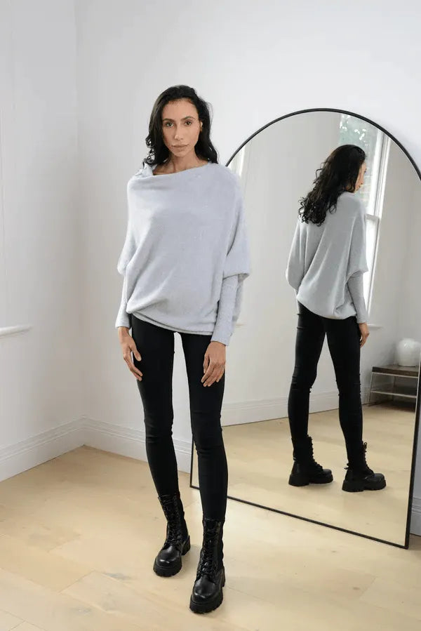 NOELLE | Stijlvolle Off Shoulder Dames Trui – Losvallend, Vrouwelijk & Perfect Voor Het Najaar