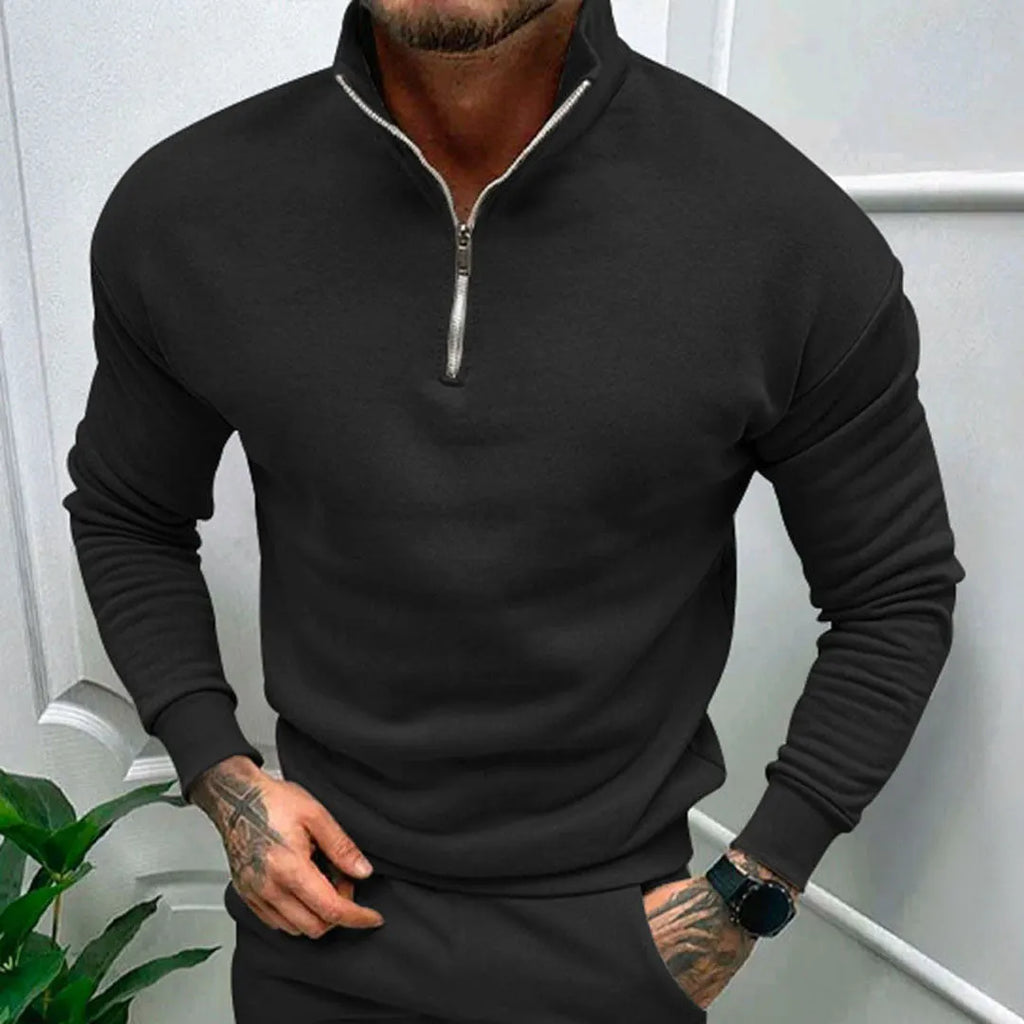 Herren Pullover Halb ReiÃŸverschluss