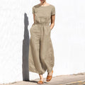 Weitbein Jumpsuit mit Tunnelzug