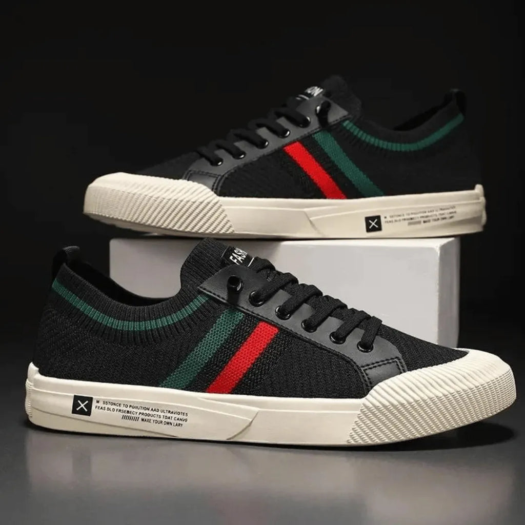 LÃ¤ssige Sneakers Mit Strickmuster FÃ¼r MÃ¤nner