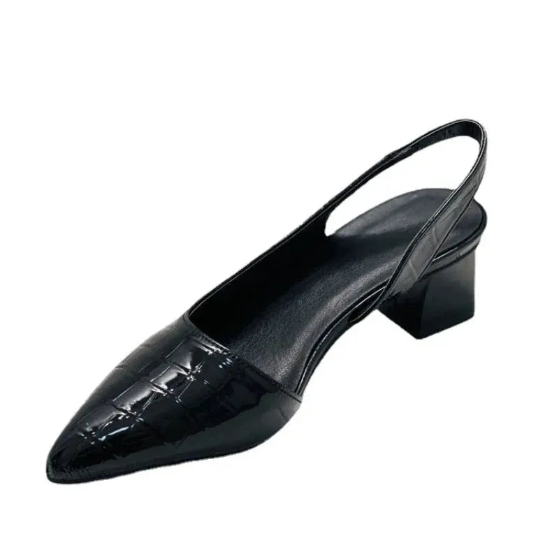 Olive | Luxe Slingback Pumps
