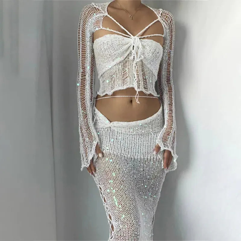 Damen Kleid aus Polyester für Frühling und Sommer