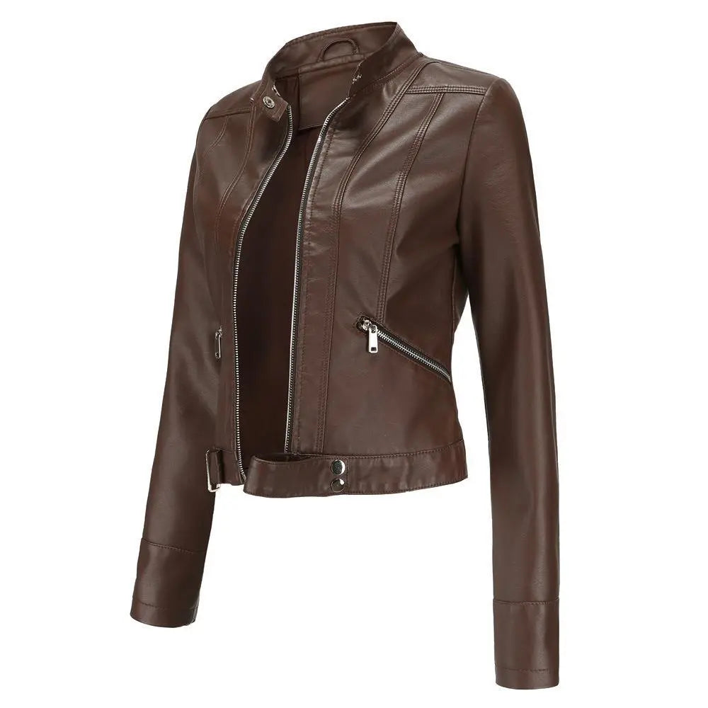 Elegante Leren Jas Voor Dames â€“ Tijdloos, Duurzaam & Comfortabel