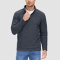 - Herrenpullover mit Viertelreißverschluss